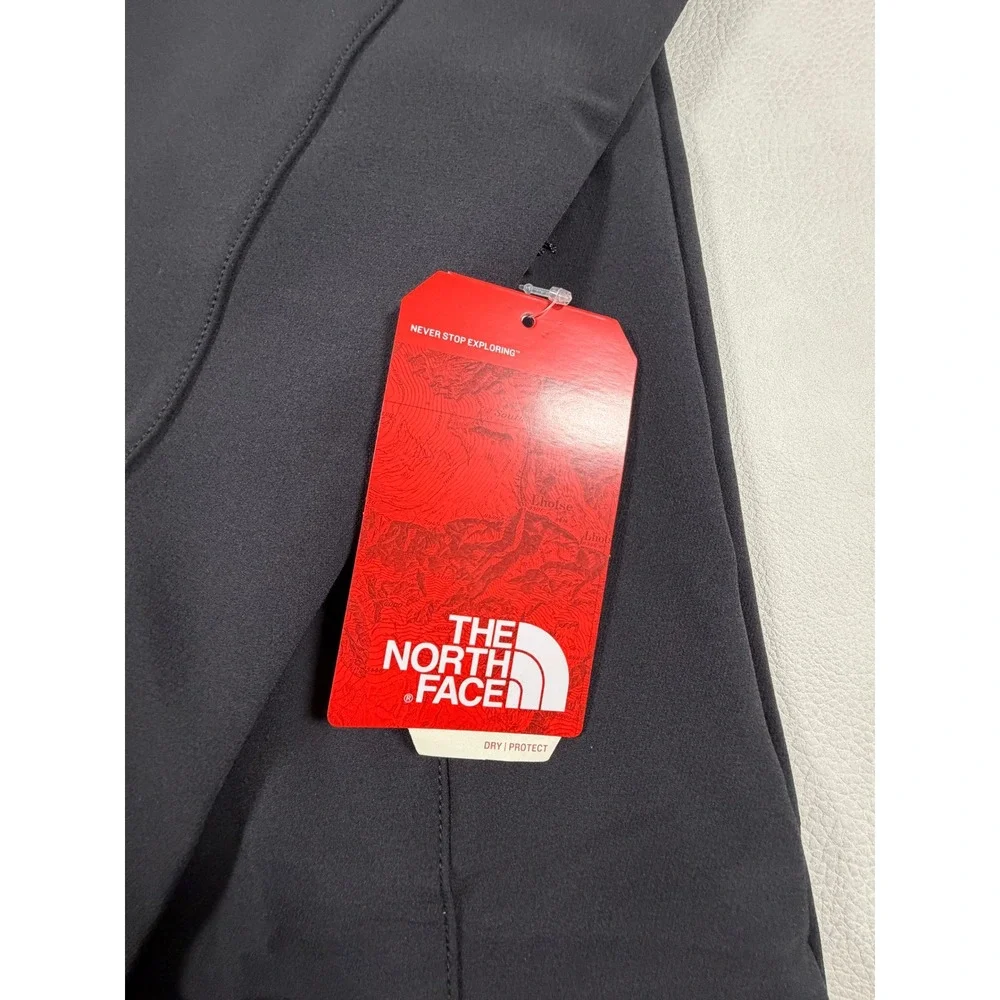 The North Face Mens WindWall SS Stretch Softshell Jacket Black NF0A3LGV M‎ NEW